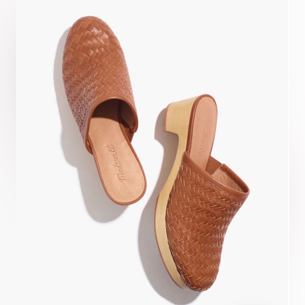 Madewell “The Jordyn” Clog in Woven Leather